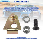 8026 Transmission Cable Adapter Compatible With Edelbrock Carburetors  Fits Mode
