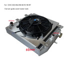3 Row 60mm Aluminum Racing Radiator For Honda Civic Eg Ek Del Sol 92-98