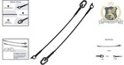Heavy-duty Tailgate Cables For Easy Installation  Fits 1994-2002 Ram Trucks