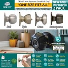 Enjoy Cover   2 Pack Upgraded Ergonomic Design Door Knob Cover Grips  Non-slip 