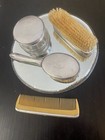 Antique Sterling Silver Vanity Set Vintage  B4be