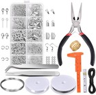 Jewelry Making Supplies Kit - Jewelry Repair Tool With Accessories  Pliers  F   