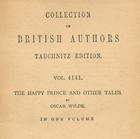 Oscar Wilde   Happy Prince And Other Tales Collection Of British Authors 1920