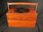 Antique Japanese Meiji Era  c1880  Lacquered Sugi Wood Lidded Box Tansu Chest