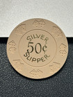  nice   50 Silver Slipper Casino Chip Poker Chip Las Vegas Nevada Token