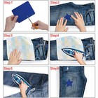 1pc 5pcs 10pcs Fabric Iron-on Jean Patches 12 5x9 5cm For Repair Tshirts Canvas