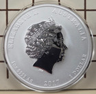 2017 Australia Dragon   Phoenix Silver  1 Bu   1 Oz In Capsule   Low Mintage 