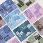 2pcs Forest Landscape Magnetic Bookmark Cute Page Marker Set Magnetic Bookmark