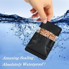 100xmylar Foil Food Storage Stand Up Zip Seal Pouch Smell Proof Bags With Window