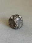 Vintage Navajo Sterling Silver Buffalo Ring  Size 9
