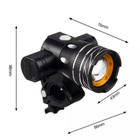 2 Sets Usb Rechargeable Led Bicycle Headlight Bike Front Rear Lamp Cycling Light