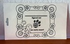 Vintage 1999 Blue s Clues Static Cling Window Decoration Tic Tac Toe Picnic Game