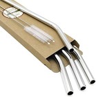 Big Drinking Straws Reusable 12 Inches Extra Long 9mm Extra Wide Sus 304 Food   