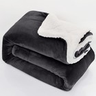Heavy Thick Sherpa Fleece Blanket Throw Twin Queen Soft Reversible Bed Blankets
