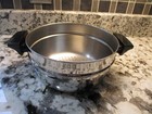 Revere Ware Stainless 8  Steamer Strainer Insert For Stock Pot Vintage Nwot