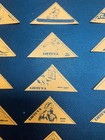 Lithuania 1960s Anti-soviet Propaganda Triangle Label Set 20v  Nh 10-12
