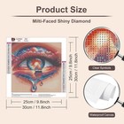 Anuver Eye Diamond Painting Kits For Adults  Landscape 5d Diy Multicolor 