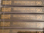 10 Maxell Uds-ii 90 Audio Cassette Iec Type Ii Ultra Dynamic Super Cassettes New
