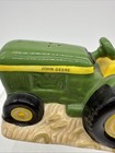 Vintage Hand Painted Ceramic John Deere Officially Tractor Salt  Shaker 6   x5   x3   