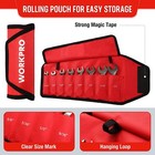 Workpro 8pcs Flex-head Stubby Ratcheting Combination Wrench Sets Sae 5 16-3 4 In