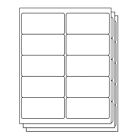 2  X 4  Shipping Address Labels For Laser Ink Jet Adhesive 10 Up 100-4000 Sheets