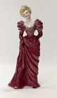 Vintage Florence Ceramics  roberta  Purple Dress Blonde 8 5  Lady Figurine