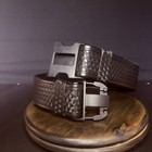 Bianchi 7950 Duty Belt Waist Size Small 28   -32  Accumold Basketweave Leather
