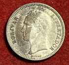 Venezuela 25 Centimos 1954 Silver Coin Y 35 T7395