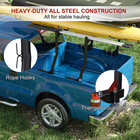 Heavy Duty Universal Truck Bed Ladder Rack 900lb Capacity 46-71 Steel Cargo Rack