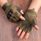 Tactical Fingerless Gloves For Men   Military Combat Shooting Half-finger Gloves