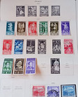 Old Album Page Of Stamps From Italy     Stock  515