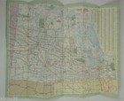 Vintage Road Map Of Western Canada 1973 - Touraide Conoco Oil Advertising
