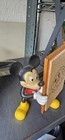 Vintage Disney Mickey Mouse Figurine Holding Pin Trading Board 