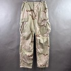 Us Military Pants Mens Small Desert Camo Cargo Trouser 90s Ripstop Combat 32x32