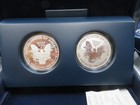 2012 Silver Eagle San Francisco 2 Coin Proof Set -free Shipping