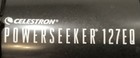 Celestron Powerseeker 127eq Telescope W wing Nuts Lens Cover No Tripod