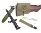 M1 Garand Bayonet Buttstock Type Pouch And Cleaning Kit Jt l 1944
