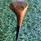 Macgregor Eye-o-matic Tourney M85w Persimmon 4 Wood Refinished Head Leather Grip