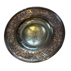 Vtg Italian 800 Silver Xlg  12 5    4 Footed Dish Bowl Gryphons Uno Unoaerre 510 G