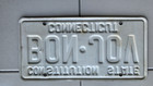 1990 Connecticut License Plate Tag  bon Jov  Rock   Roll Rock Star Vanity