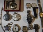 Mixed Lot Of Vintage  Modern Watch For Parts Or Repair Some Work
