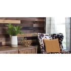 Weathered Wood Board 1 2 In  X 4 X 4 Ft  Reclaimed Rustic Barn Wall Panel 8-pcs 