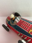 Iconic Japan Vintage Friction Takatoku Racecar No  77 Tin Litho