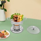 4-pack 410 Stainless Steel 5l Chafing Dish Set With Glass Lids For Buffet
