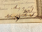 1867 Johns Hopkins Signed The Savings Bank Of Baltimore B o Rr Stock Certificate