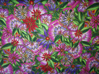 Cotton Quilting  Sewing Fabric  Assortment  Floral Prints 4 Yards  All Retired