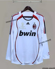 Ac Milan Maldini  3 Jersey 2006 2007 Long Sleeve Retro Vintage White Shirt  L