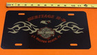 Heritage Cycles Harley Davidson Ft Walton Beach Fl Dealer License Plate Black