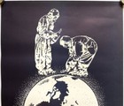 Original Vintage Poster Nuclear Militarization - Atomic Bomb - Cold War - 1979