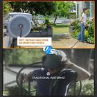 Giraffe Tools Garden Retractable Hose Reel Water Hose Reel Wall Mount  Lightgrey